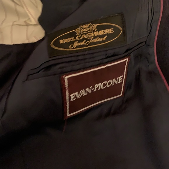 Evan picone sz 40r 100% Cashmere blazer coat - Picture 2 of 8